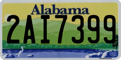 AL license plate 2AI7399