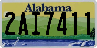 AL license plate 2AI7411