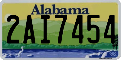 AL license plate 2AI7454