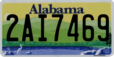 AL license plate 2AI7469