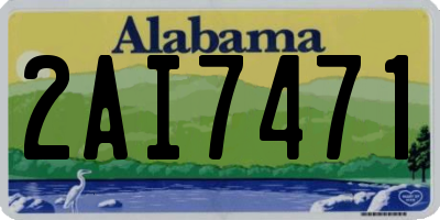 AL license plate 2AI7471