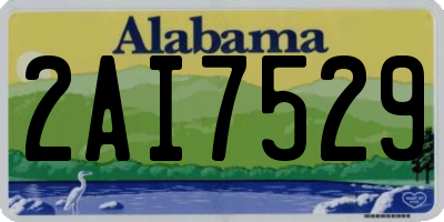 AL license plate 2AI7529