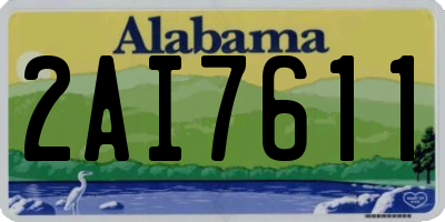 AL license plate 2AI7611