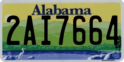 AL license plate 2AI7664