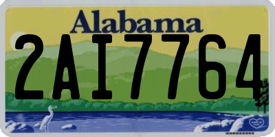 AL license plate 2AI7764