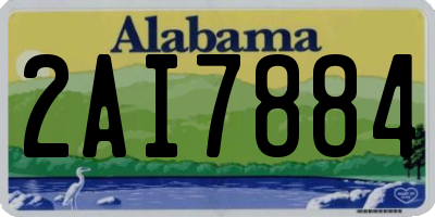 AL license plate 2AI7884