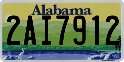 AL license plate 2AI7912