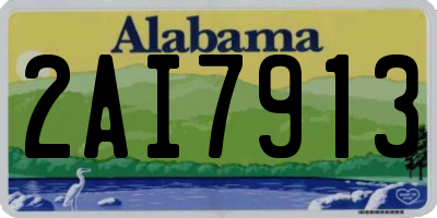 AL license plate 2AI7913