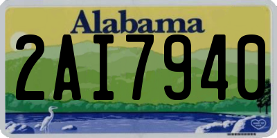 AL license plate 2AI7940