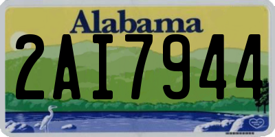 AL license plate 2AI7944