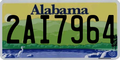AL license plate 2AI7964