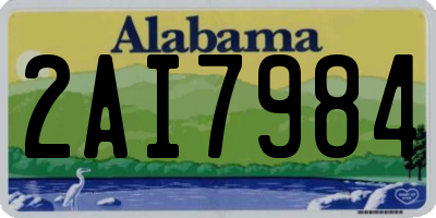 AL license plate 2AI7984