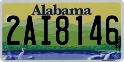 AL license plate 2AI8146