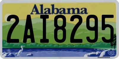 AL license plate 2AI8295