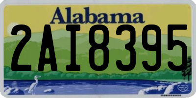 AL license plate 2AI8395