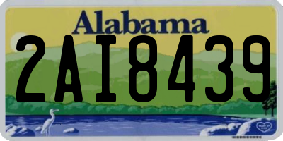 AL license plate 2AI8439