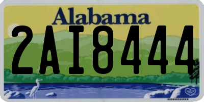 AL license plate 2AI8444