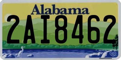 AL license plate 2AI8462