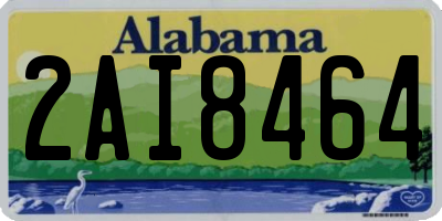 AL license plate 2AI8464
