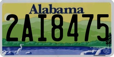 AL license plate 2AI8475