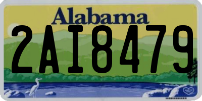 AL license plate 2AI8479