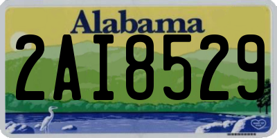 AL license plate 2AI8529