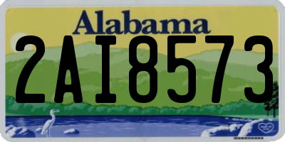 AL license plate 2AI8573