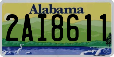 AL license plate 2AI8611