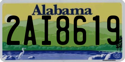 AL license plate 2AI8619