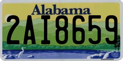 AL license plate 2AI8659