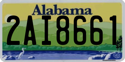 AL license plate 2AI8661