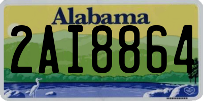 AL license plate 2AI8864