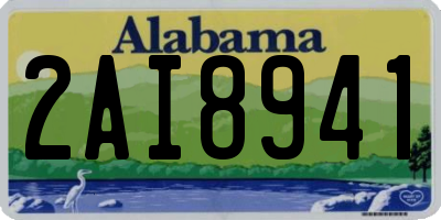 AL license plate 2AI8941