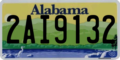 AL license plate 2AI9132