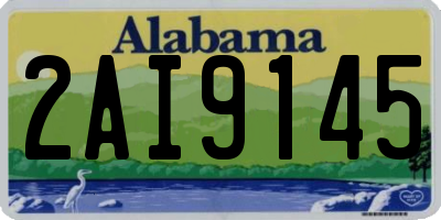 AL license plate 2AI9145