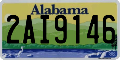 AL license plate 2AI9146
