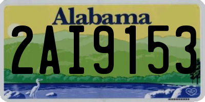 AL license plate 2AI9153