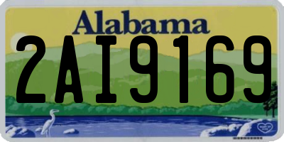 AL license plate 2AI9169