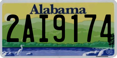 AL license plate 2AI9174