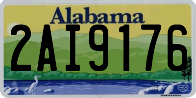 AL license plate 2AI9176