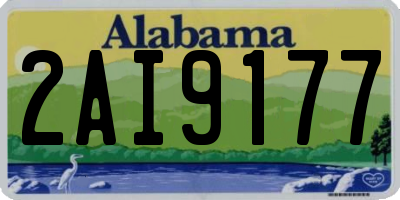 AL license plate 2AI9177