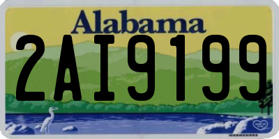 AL license plate 2AI9199