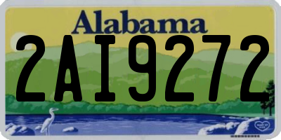 AL license plate 2AI9272