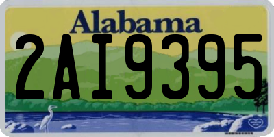 AL license plate 2AI9395