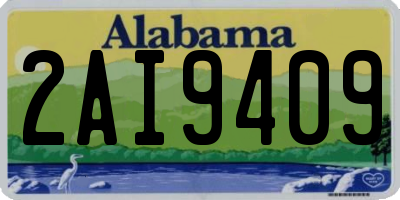 AL license plate 2AI9409