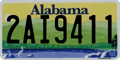 AL license plate 2AI9411