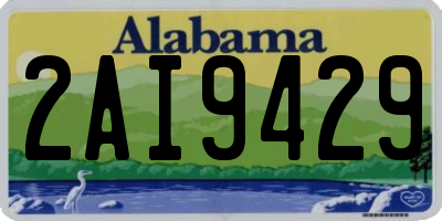 AL license plate 2AI9429