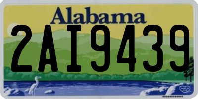 AL license plate 2AI9439