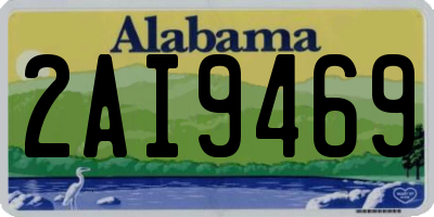 AL license plate 2AI9469