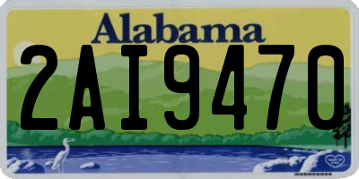 AL license plate 2AI9470